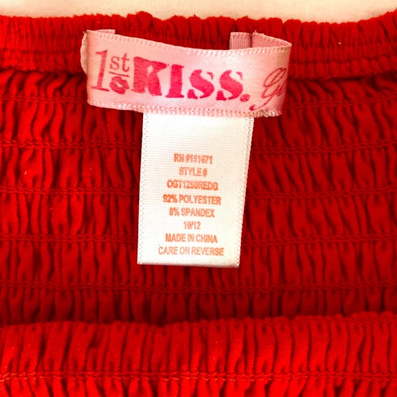 1st Kiss Girls, Size 10/12, Red - Picture 3 of 4